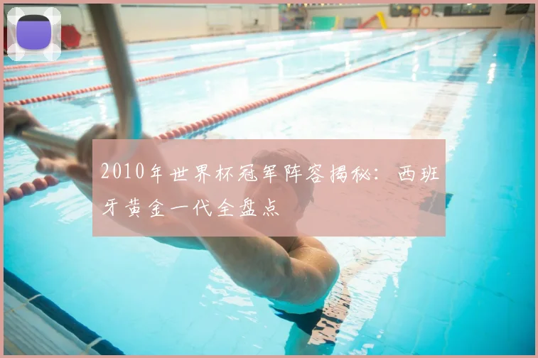 2010年世界杯冠军阵容揭秘:西班牙黄金一代全盘点